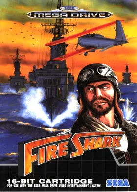 Fire Shark (USA) box cover front